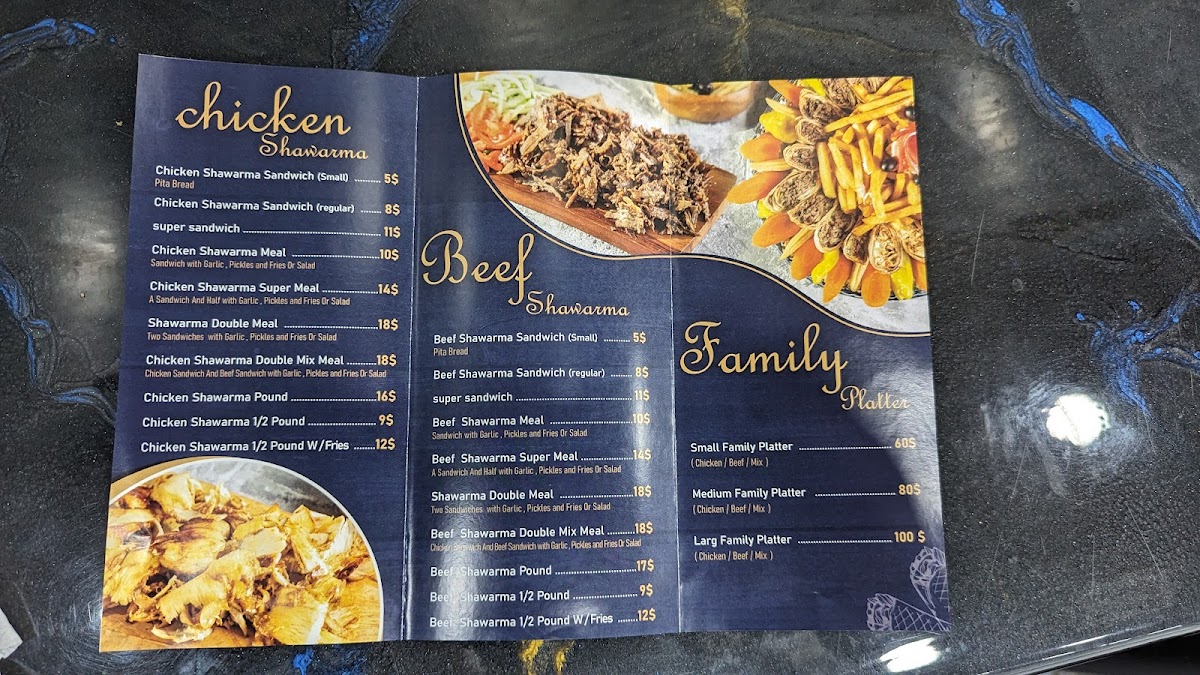 Al SHAMI SHAWARMA Menu - Image 1